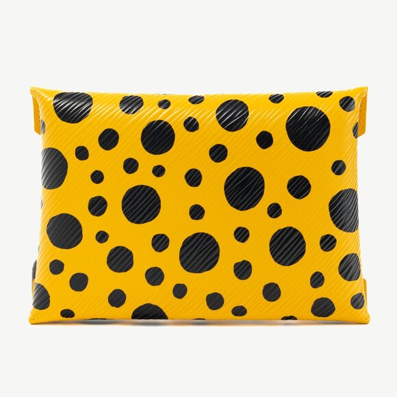 Louis Vuitton x Yayoi Kusama Kirigami Yellow Epi Dotted Pochette - Picture 4 of 10